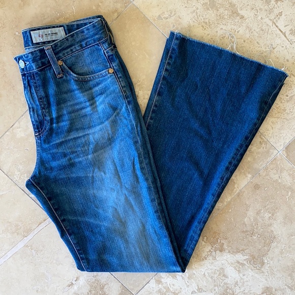 Ag Adriano Goldschmied Denim - Ag The Quinne High Rise Flare Jean Size: 28